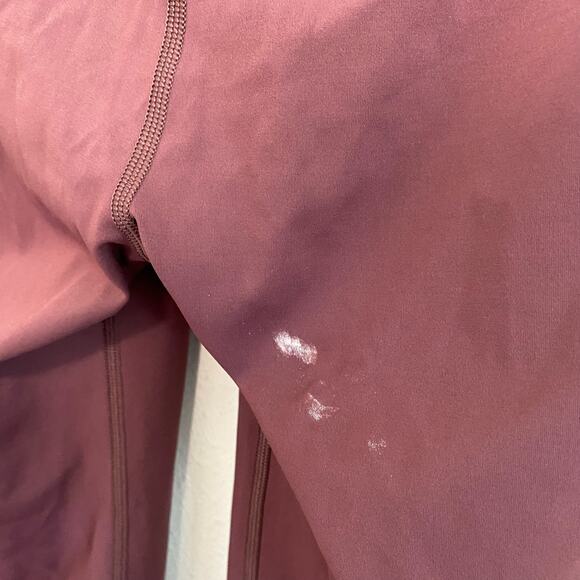 Vuori High Rise Racer Side Stripe Dusty Rose Leggings Size Medium - Picture 7 of 9